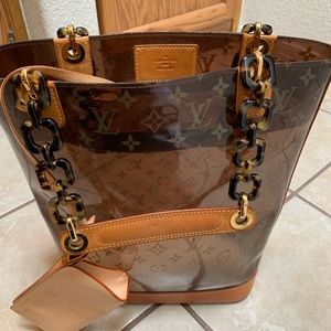 Louis. Vuitton Vinyl Cabas Ambre